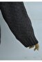 Buttoned Front V-Neck Casual Knitwear Cardigan - Anthracite - 7