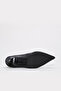 Genuine Leather Black Women's Thin Heel Shoes 322Za1882 - 5
