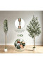 Realistic Artificial Olive Tree 152cm with White Planter, Faux Potted Tree, No Watering, Adjustable Branch - 4