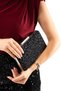 Black Stone-Detail Evening Dress Bag