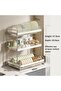 Dish Drying Rack 3 Tier Dishes Drying Stand Large Capacity Kitchen Countertop Drying Rack White - 6