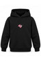 My Melody & Kuromi Button Box Printed Black Children's Hooded Sweatshirt - 2