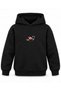 Twice Gel Star Printed Black Kids' Hooded Sweatshirt - 2
