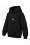 Haikyu Team Shoes Printed Black Kids' Hooded Sweatshirt - 3