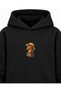 One Piece Sunny Deck Chess Printed Black Kids Hooded Sweatshirt - 4