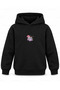 My Melody & Kuromi Planet Swing Printed Black Kids' Hooded Sweatshirt - 2