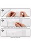 9 Pack Kitchen Drawer Organiser, Large Clear Drawer Storage Tray with Non-Slip Pads, Acrylic Plastic - 4