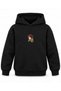 Naruto Sand Turtle Printed Black Children's Hooded Sweatshirt - 2