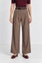 Double Belted Woven Palazzo Trousers Lby0081 Vi̇zon - 4