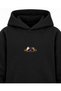 Huntr X Son Nota Printed Black Kids' Hooded Sweatshirt - 4