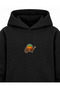 One Piece Zoro Pumpkin Cart Printed Black Children's Hooded Sweatshirt - 4