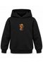 One Piece Sunny Deck Chess Printed Black Kids Hooded Sweatshirt - 2