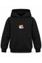 Peppa Pig Air Viewer Printed Black Children's Hooded Sweatshirt - 2