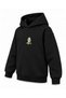 Saja Boys Prova Mirror Printed Black Children's Hooded Sweatshirt - 3