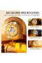 Table Decoration Light Set (360° Rotating Lamp+ 3 Different-size Weeping LED Candle Lights)-Festive - 4