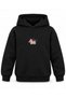 My Melody & Kuromi Sandwich Share Printed Black Children's Hooded Sweatshirt - 2