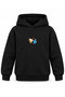 Peppa Pig Piggy Picnic Printed Black Children's Hooded Sweatshirt - 2