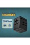 Universal Travel Charger Adapter with 2 Type-C & 4 USB 3.0 Ports, 800-1920W Power - 2