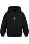 Saja Boys Lantern Scene Printed Black Children's Hooded Sweatshirt - 2