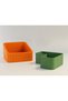 3D Printed Peanut Bowl - Dual Chamber Shell Separator Presentation Bowl - Orange Ye Bezoss - 2