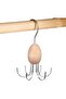 Tie Hanger Wooden 360 Degree Rotating Tie Rack Storage