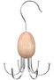 Tie Hanger 360 Degree Rotating Tie Rack Storage with 6 Hooks