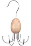 Belt Hanger for Wardrobe 360 Degree Rotating Tie Rack Storage with 6 Hooks