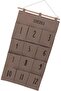 12 Pockets Hanging Organizer Space Saving Wall Hanging Storage Bag Easy Installation Fabric Hanging - 7