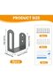 8pcs Lid Rack For Kitchen Storage And Organisation; Self-Adhesive Design - 6