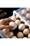 Ckjx Cvb Single Layer Egg Collection Basket Transparent Anti-Collision Egg Storage Rack with Cover and Drawer - 4