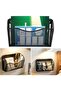 Wall Hanging File Holder Magazine Holder Hanging Vertical Wall Organizer Space Saving Metal Mesh Poc - 4