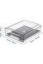 Bronkeper Clear Plastic Refrigerator Storage Organizer with Drawers and Strainer - Stackable Bins for Organizing Fruits and - 2