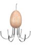 Belt Hanger for Wardrobe 360 Degree Rotating Tie Rack Storage with 6 Hooks - 7