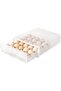Ckjx Cvb Single Layer Egg Collection Basket Transparent Anti-Collision Egg Storage Rack with Cover and Drawer