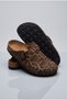 Comfortable Eva Sole Unisex Men's and Women's Home and Outdoor Daily Closed Front Boston Sabo Slippers Leopard