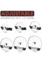 Adjustable Universal Pot Lid Holder Organizer - Upgraded Patented 8 Pack Pan Lids Organizers Inside - 3