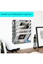 2 Pack Desk File Organizer 6-Tier Mesh Hanging Wall File Organizer Vertical Holder Rack for Off - 5