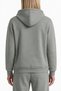 3 Thread Women's Gray Tracksuit Set with Side Pockets (Fleece Inside) Top-Bottom - 5