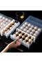 Ckjx Cvb Single Layer Egg Collection Basket Transparent Anti-Collision Egg Storage Rack with Cover and Drawer - 5