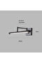 Modern Wall-Mounted Integrated LED Light | Black Body - 4