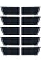 Luckious Pan Lid Holder: 10Pcs Wall Mount Pot Lid Racks - Adjustable Punch-Free Organizer for Pot Co