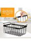 Upgraded Freezer Storage Boxes, 2-Pack Expandable Drawer, Universal Hanging Baskets with Handles for Top Freezer, S - 5