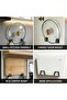 6 Pack Pot Lid Holders with Hook, Pot and Pan Hangers for Kitchen Inside Cabinet Wall Mount Rack Cab - 7