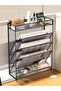 5 Tier Mesh Wall File Organizer,3 Pockets vertical Mount Hanging Organizer with Top/Bottom Tray | 2 - 7