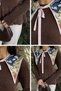 Coffee Gülseli Women's Collar Scarf Knitwear Blouse - 4