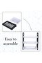 Coper Industries Multi-Purpose Wall Mounted 3-Tier Plastic Storage Rack |   Storage Basket for Kitchen or Bathroom - 7