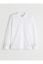 Vizyon New Season White Polo Collar Boys' T-Shirt - 2