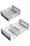 Foldable Dish Over Sink Multifunctional Kitchen Sink Basket Stretchable Drainer Rack Drain Plate Hol