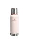 Classic Vacuum Stainless Steel Thermos 0.94 Lt (1.0 Qt) - Hammertone Rose Quartz