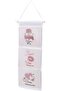 Hanging Storage Organizer Multi-Pocket DIY Design for Home Office Chemical Fabric with Large Capacit - 3